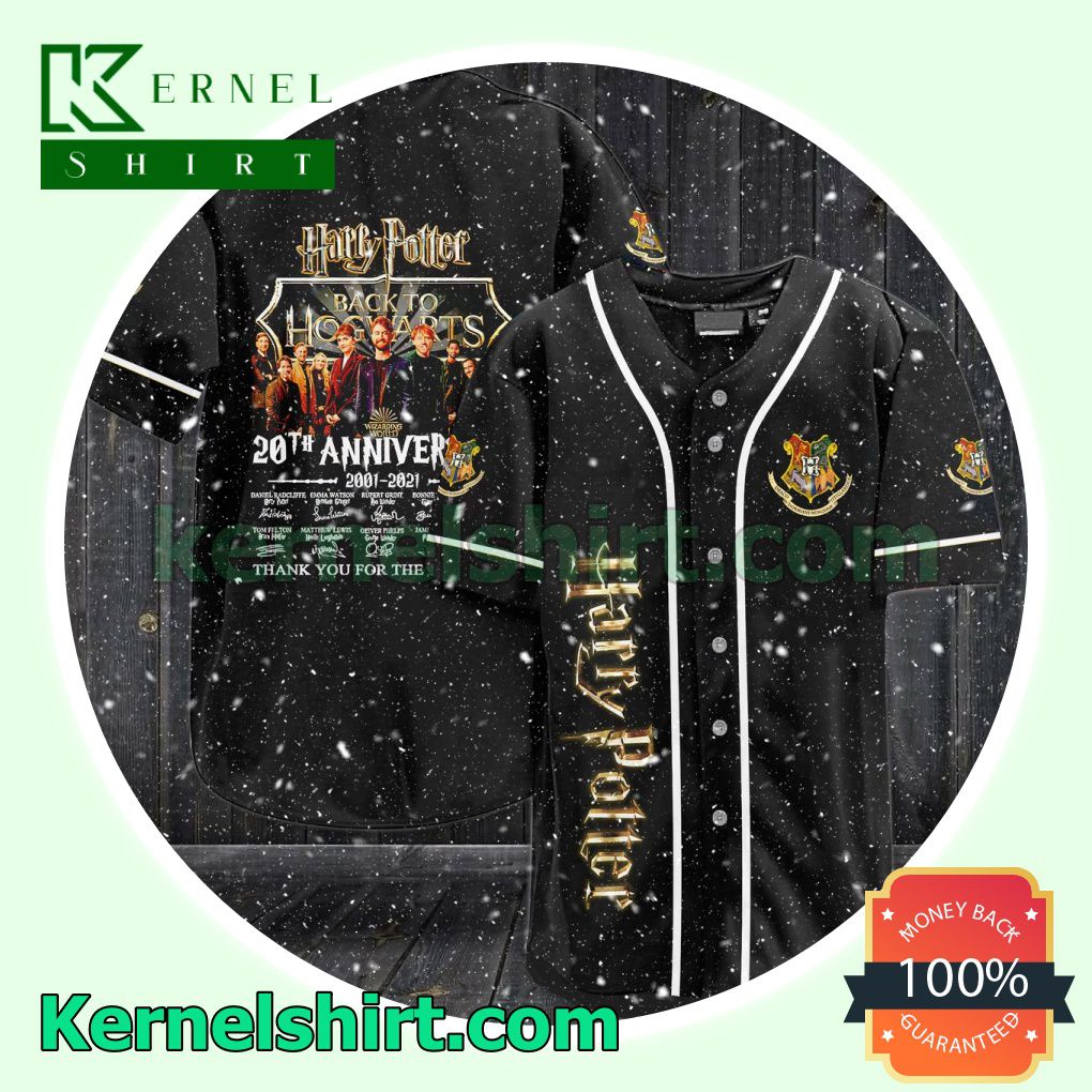 Harry Potter 20th Anniversary Return To Hogwarts Jersey Sports Uniform