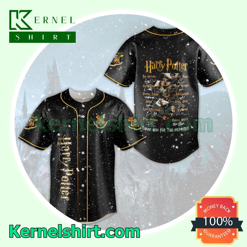 Harry Potter All Character Signatures Jersey Sports Uniform