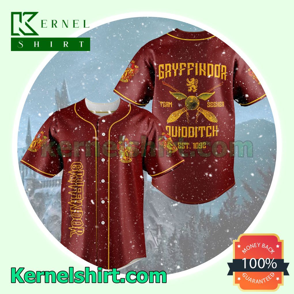 Harry Potter Gryffindor Quidditch Jersey Sports Uniform