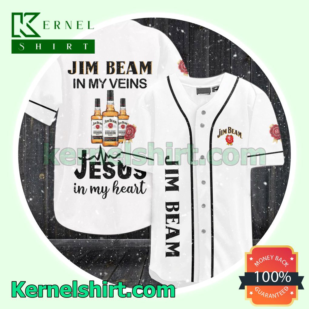 Jim Beam In My Veins Jesus In My Heart Jersey Sports Uniform