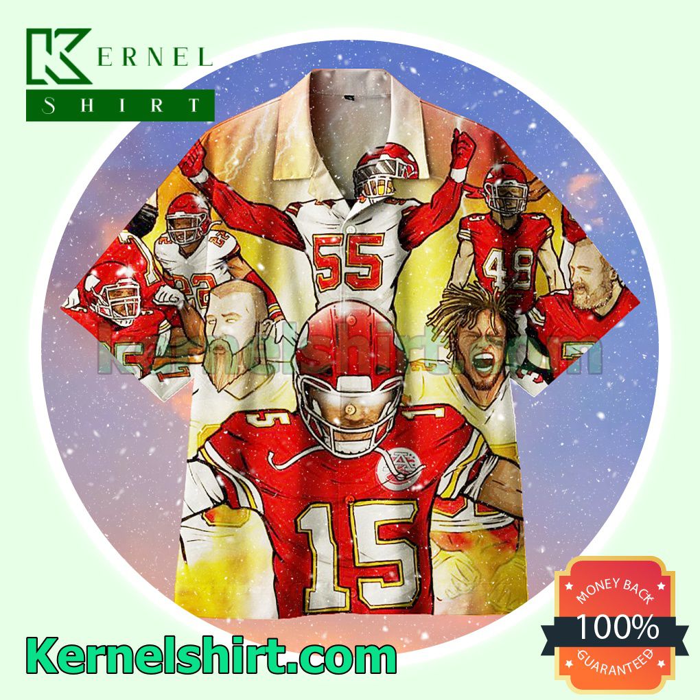 Kansas City Chiefs 2019-2020 Team Summer Beach Shirt