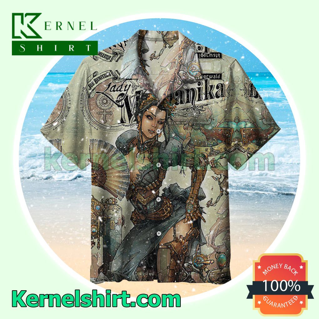 Lady Mechanika Summer Beach Shirt