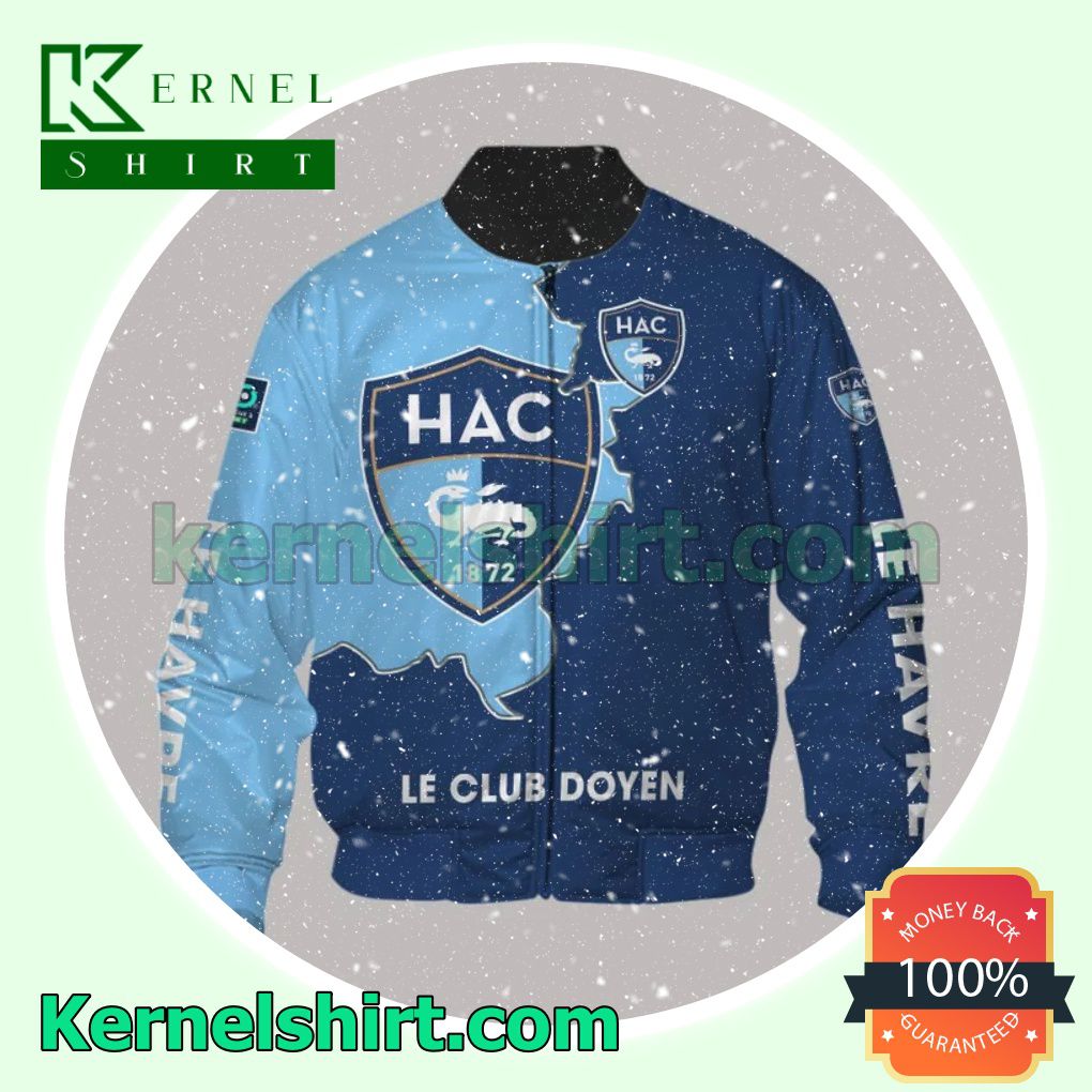 Absolutely Love Le Havre AC Le Club Doyen All Over Print Pullover Hoodie Zipper