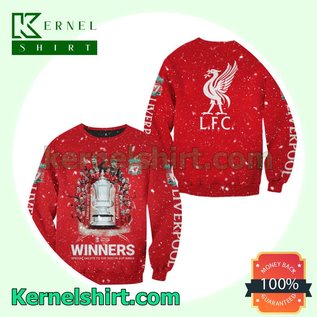 Liverpool Fc Winners Special Salute To The 2022 Fa Cup Kings Hooded Sweatshirt, Unisex Shirts a