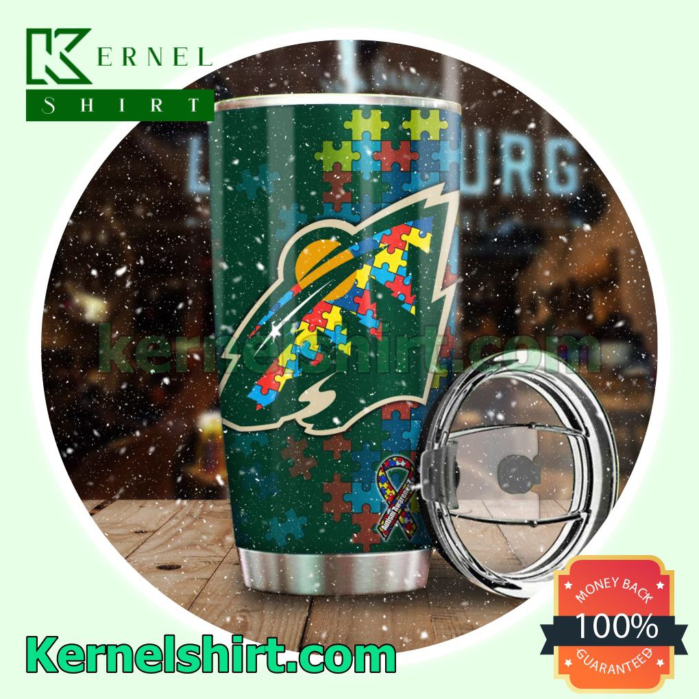 NHL Minnesota Wild Autism Awareness Tumbler Cup