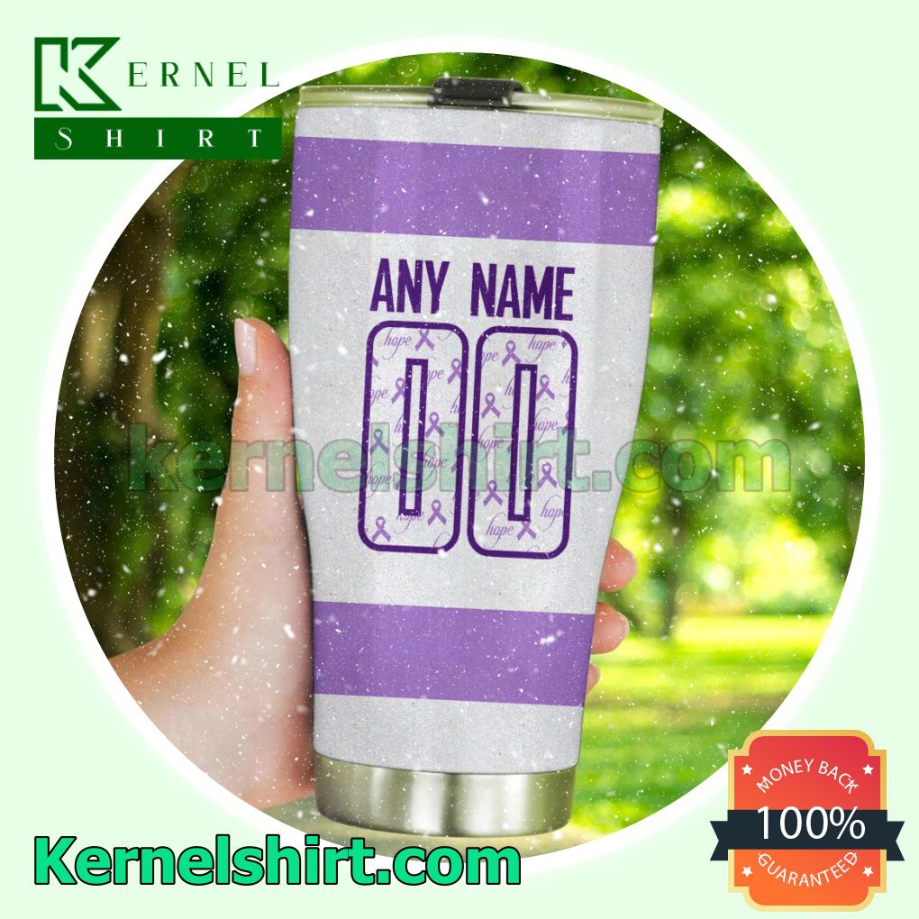 NHL Vancouver Canucks Fights Cancer Tumbler Cup b