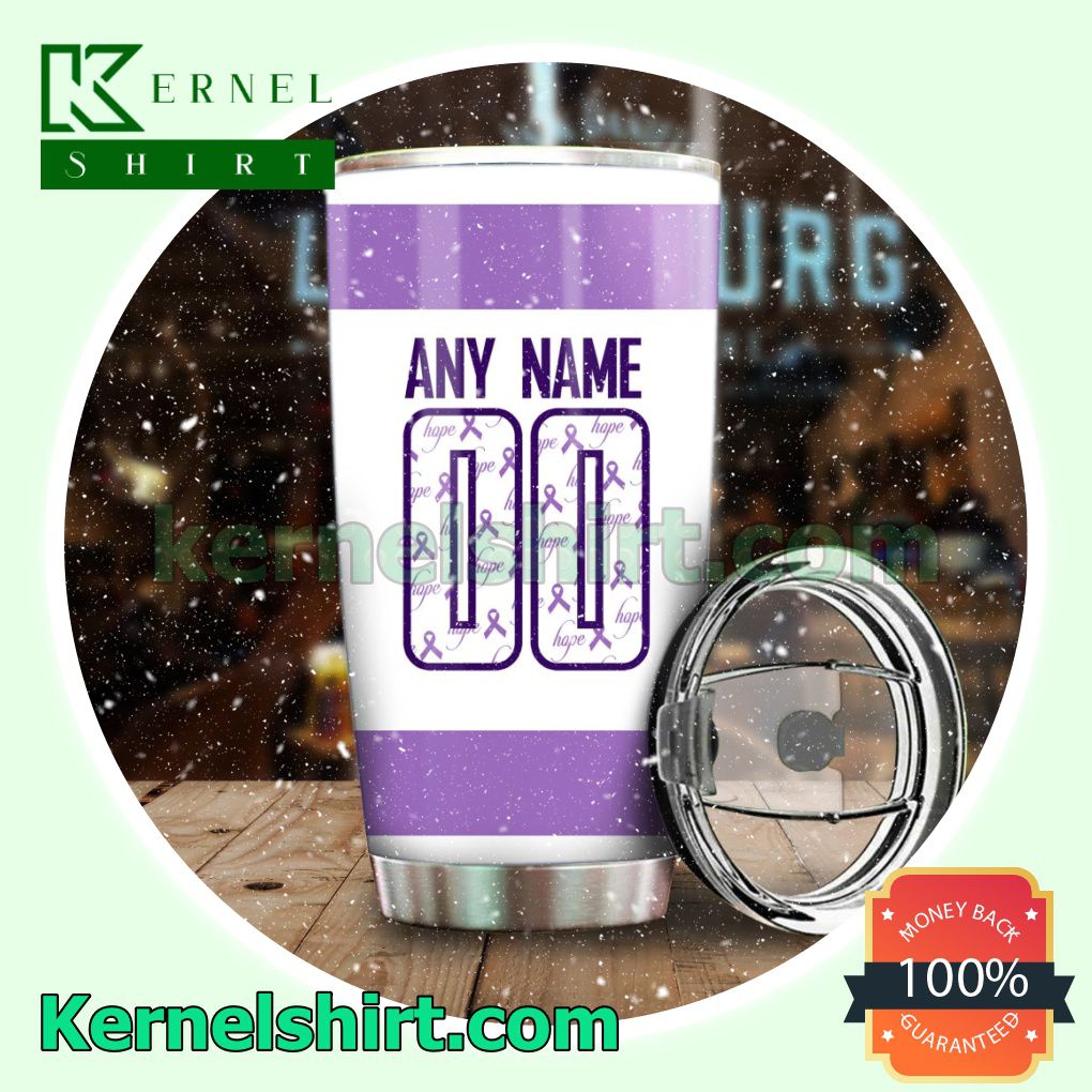 NHL Vancouver Canucks Fights Cancer Tumbler Cup