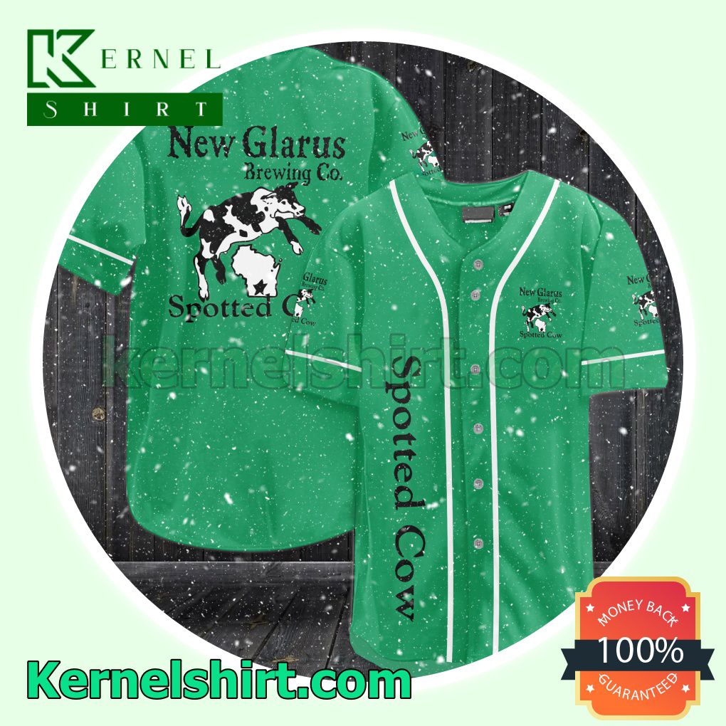 New Glarus Spotted Cow Beer Jersey Sports Uniform