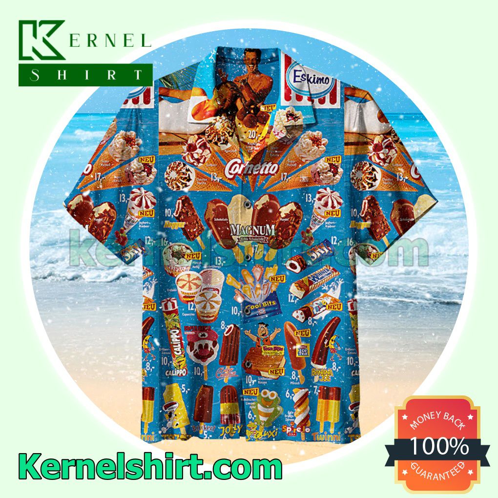 Oh, Those Old Summers, Those Old Ice Creams Summer Beach Shirt