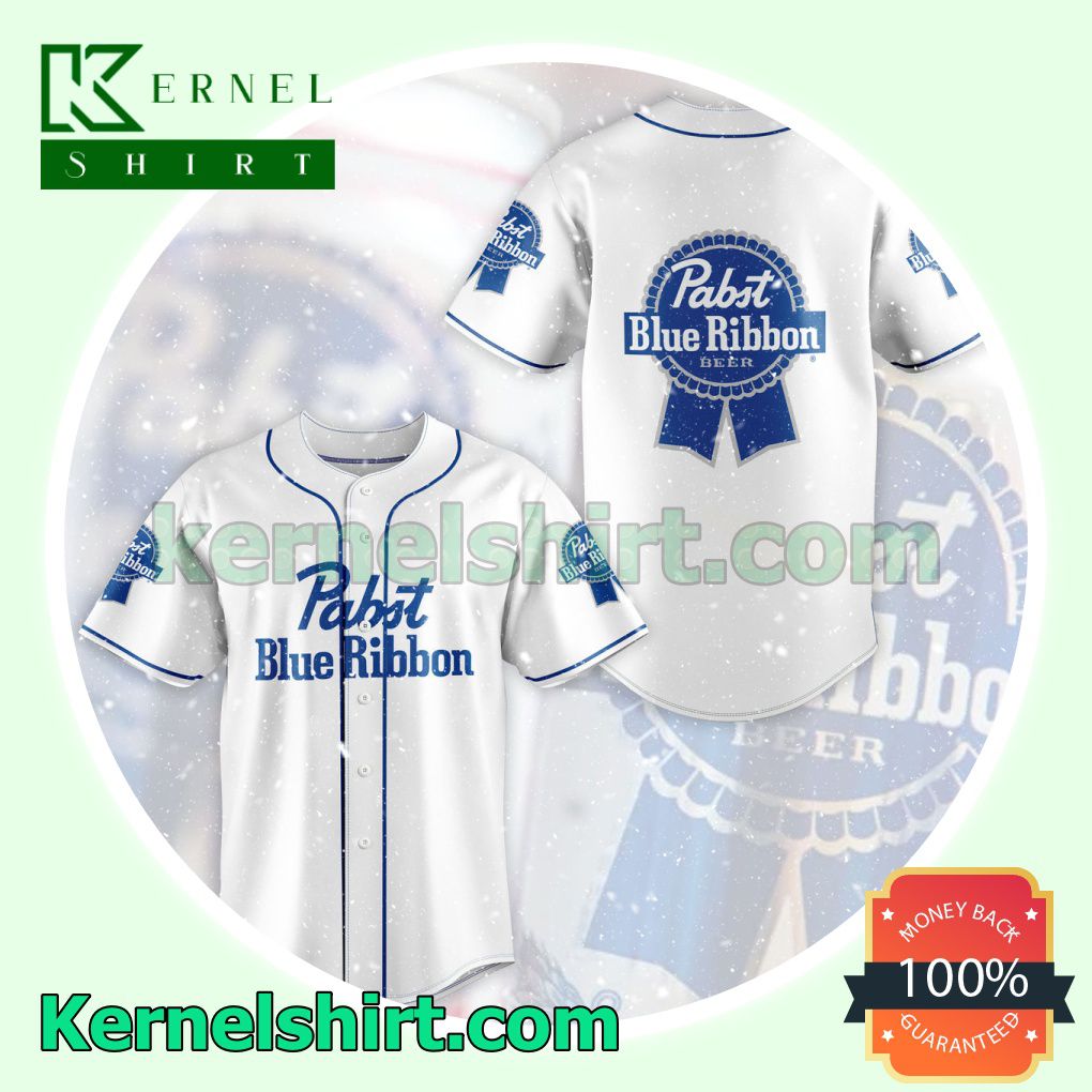 Pabst Blue Ribbon Beer Jersey Sports Uniform