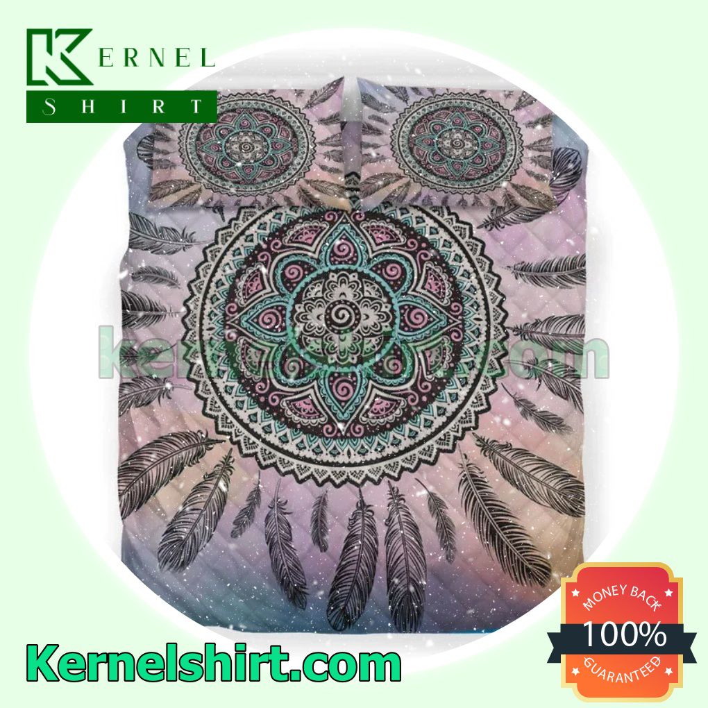 Rating Peace Circle Dream Catcher Mandala Comforter Cover Set