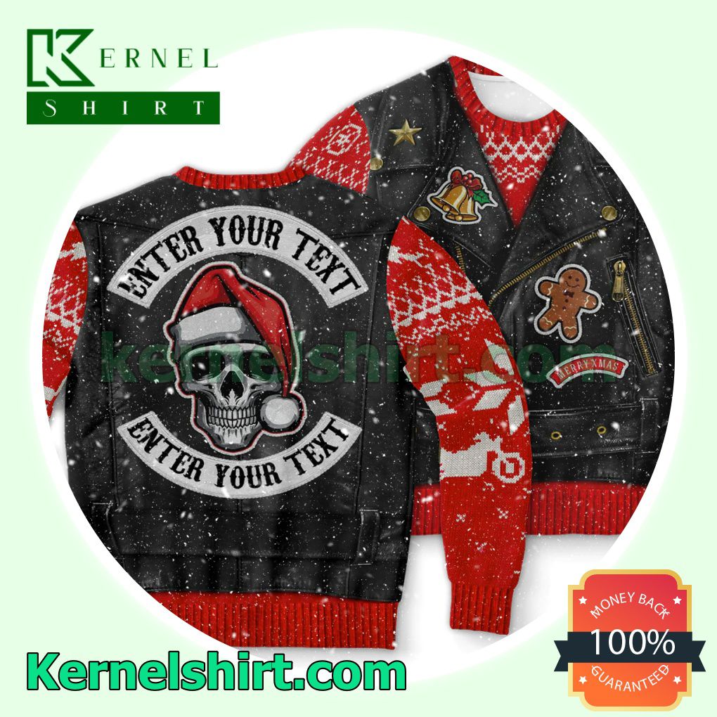 Personalized Sons Of Santa North Pole Knitted Sweater