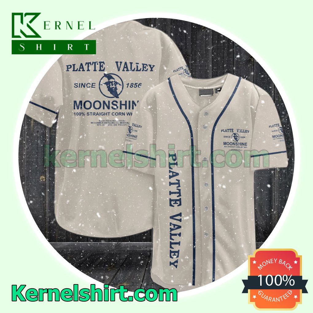 Platte Valley Moonshine Whiskey Jersey Sports Uniform