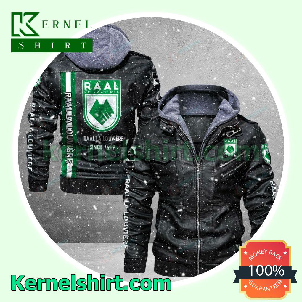 RAAL La Louviere Faux Leather Aviator Bomber Jacket
