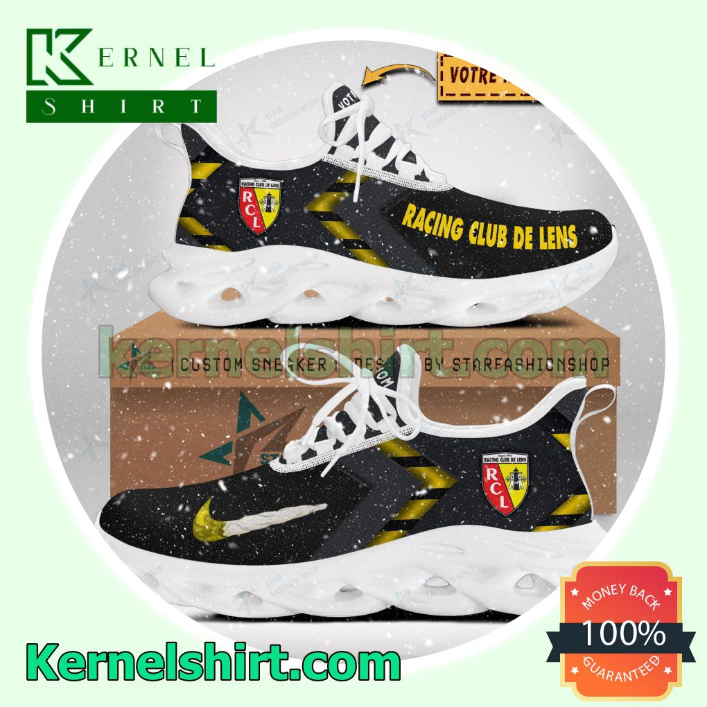 Racing Club de Lens Custom Name Walking Sneakers b