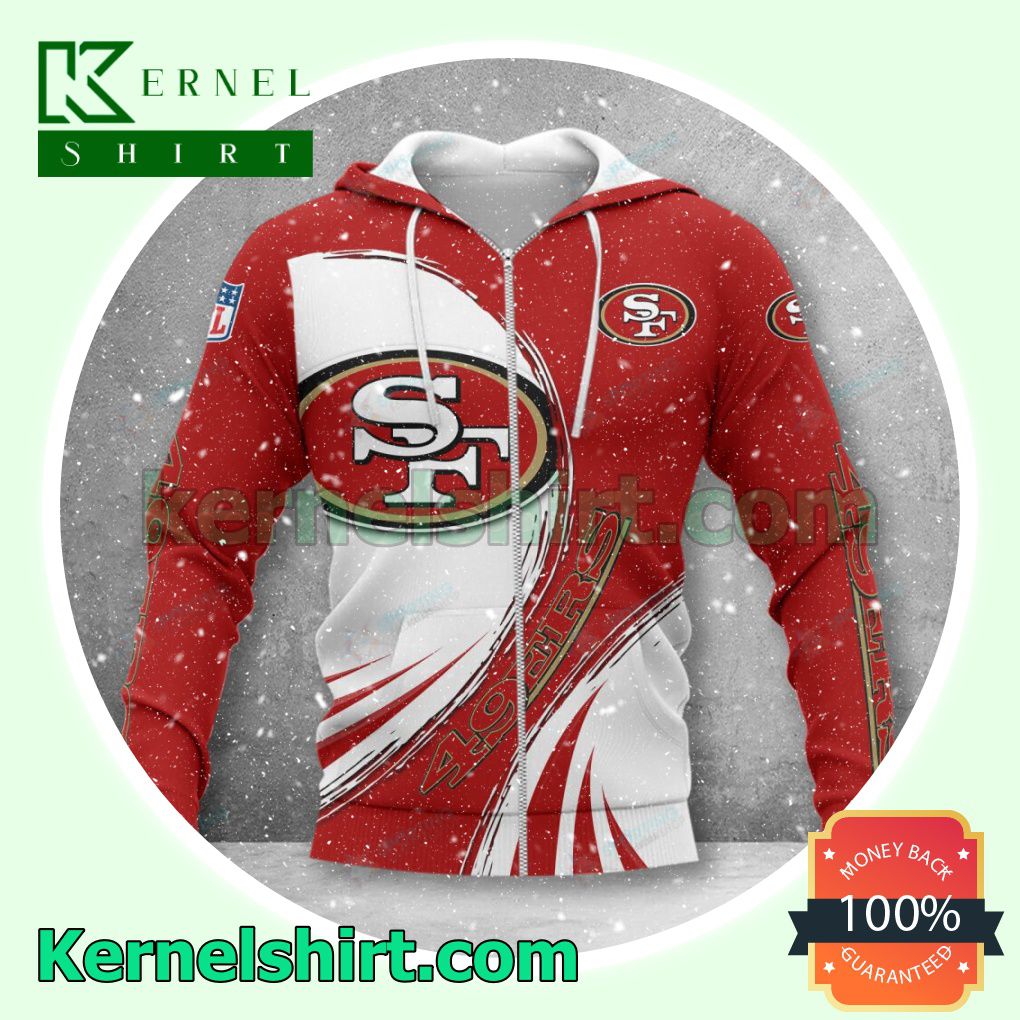 San Francisco 49ers Nike Reflective Long Sleeve T Shirt - Mens