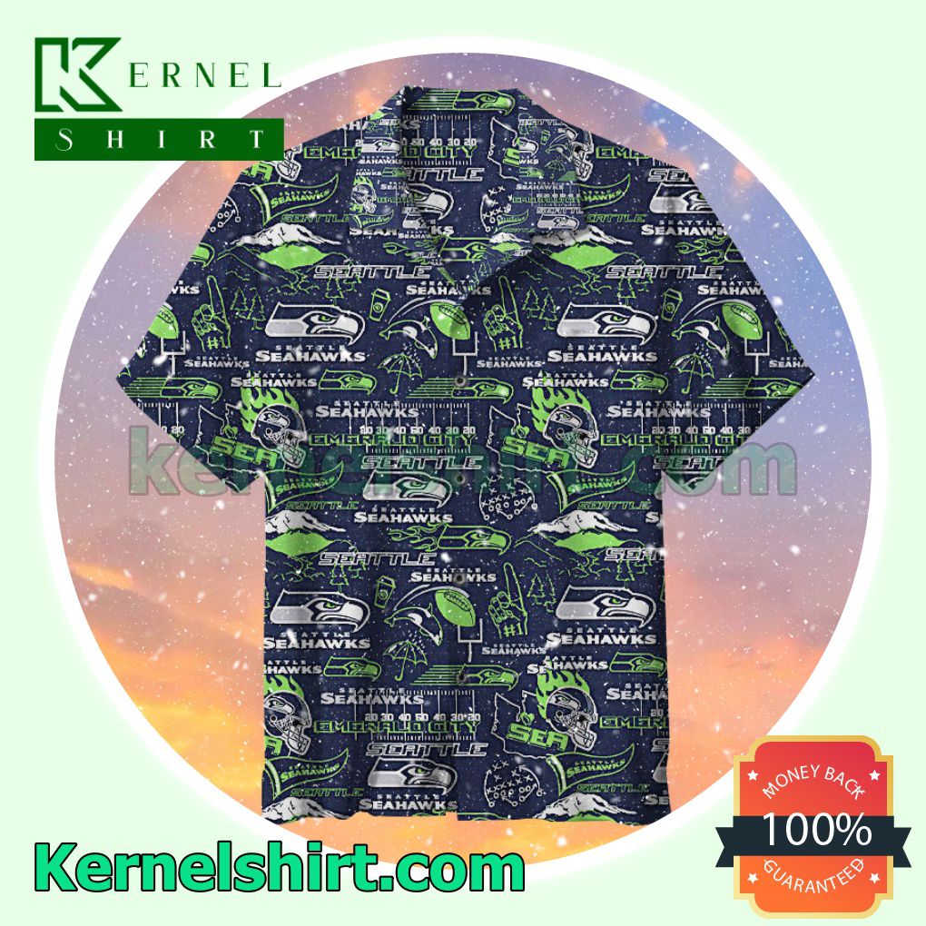 Seattle Seahawks Team Summer Beach Shirt