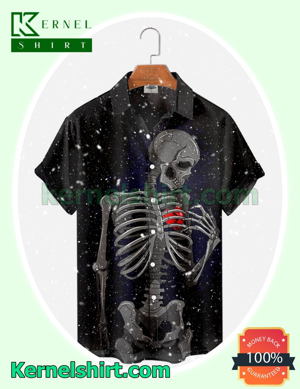 Skeleton Broken Heart Halloween Costume Shirt