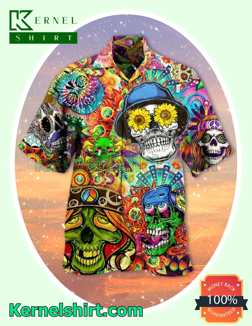 Skeleton's Joy Summer Beach Shirt