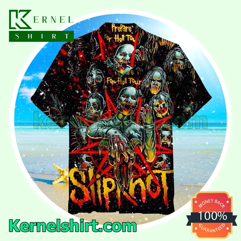 Slipknot Prepare For Hell Tour Summer Beach Shirt