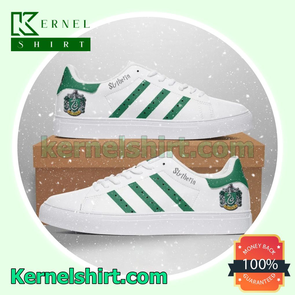 Slytherin Harry Potter Adidas Men's Stan Smith Shoes