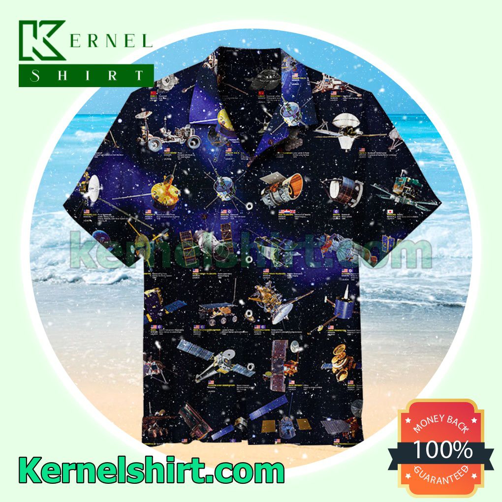 Space Explorers Summer Beach Shirt