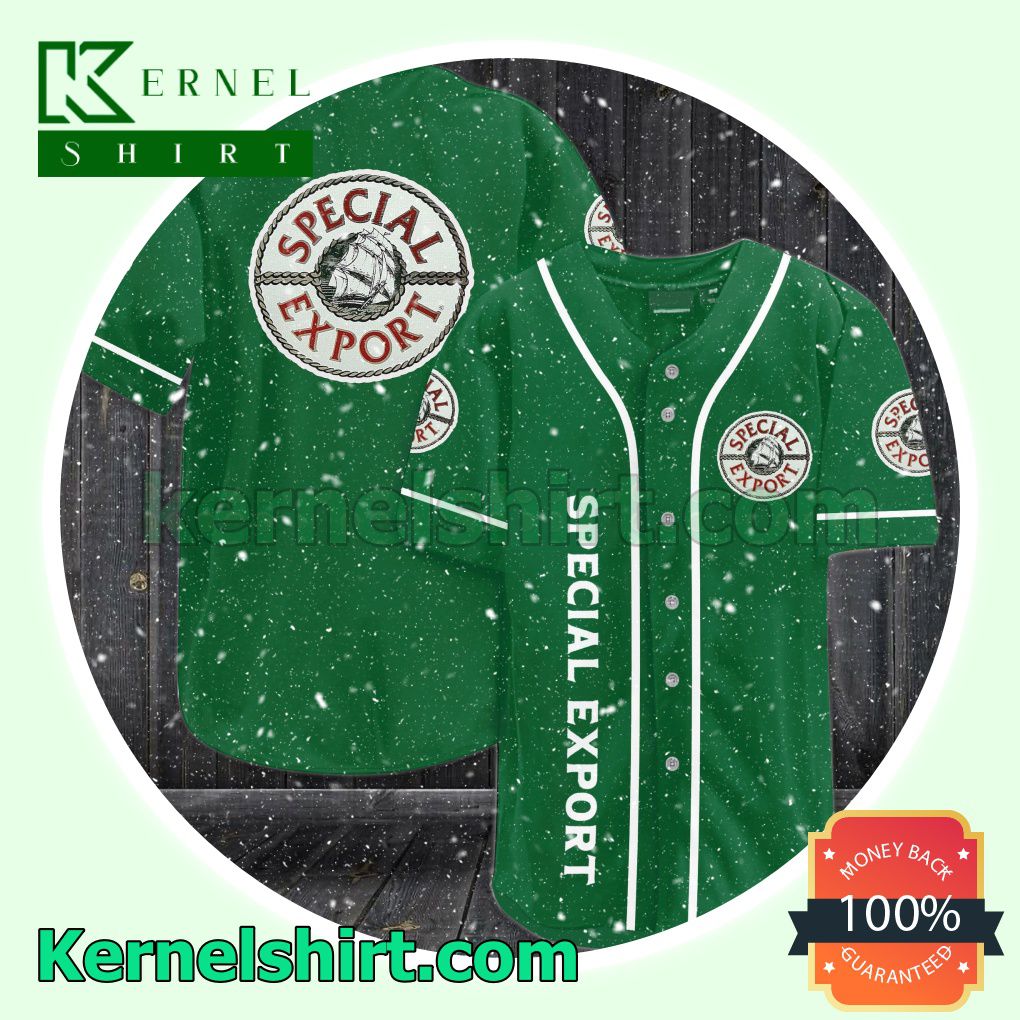 Special Export Beer Green Jersey Sports Uniform