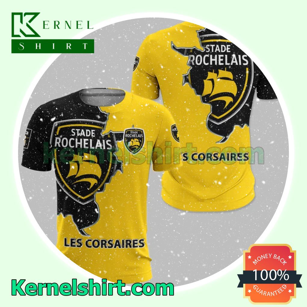 Absolutely Love Stade Rochelais Les Corsaires All Over Print Pullover Hoodie Zipper