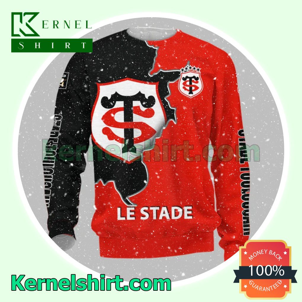 Wonderful Stade Toulousain Le Stade All Over Print Pullover Hoodie Zipper