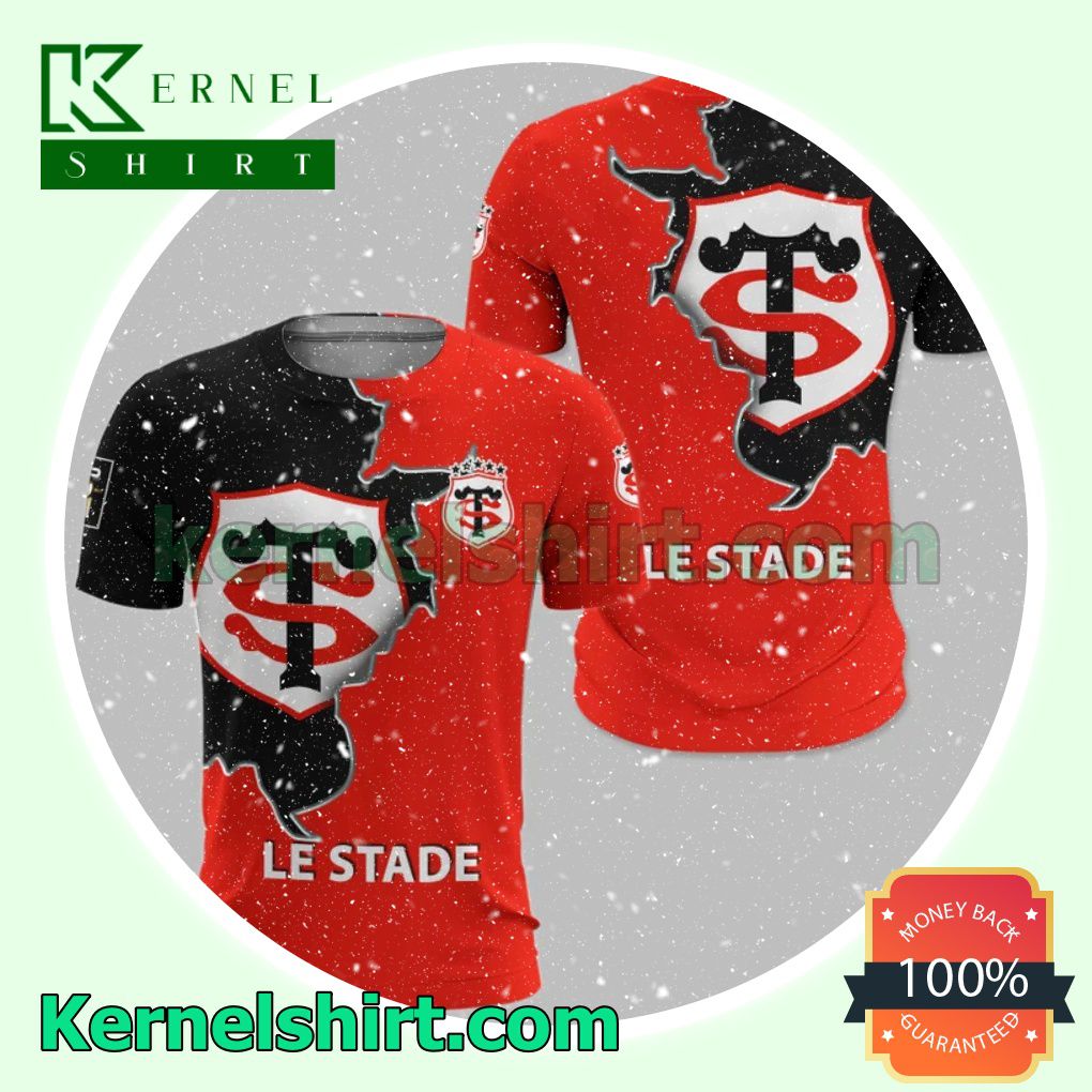 Review Stade Toulousain Le Stade All Over Print Pullover Hoodie Zipper