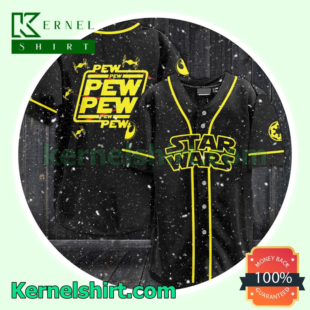 Star Wars Pew Pew Pew Jersey Sports Uniform