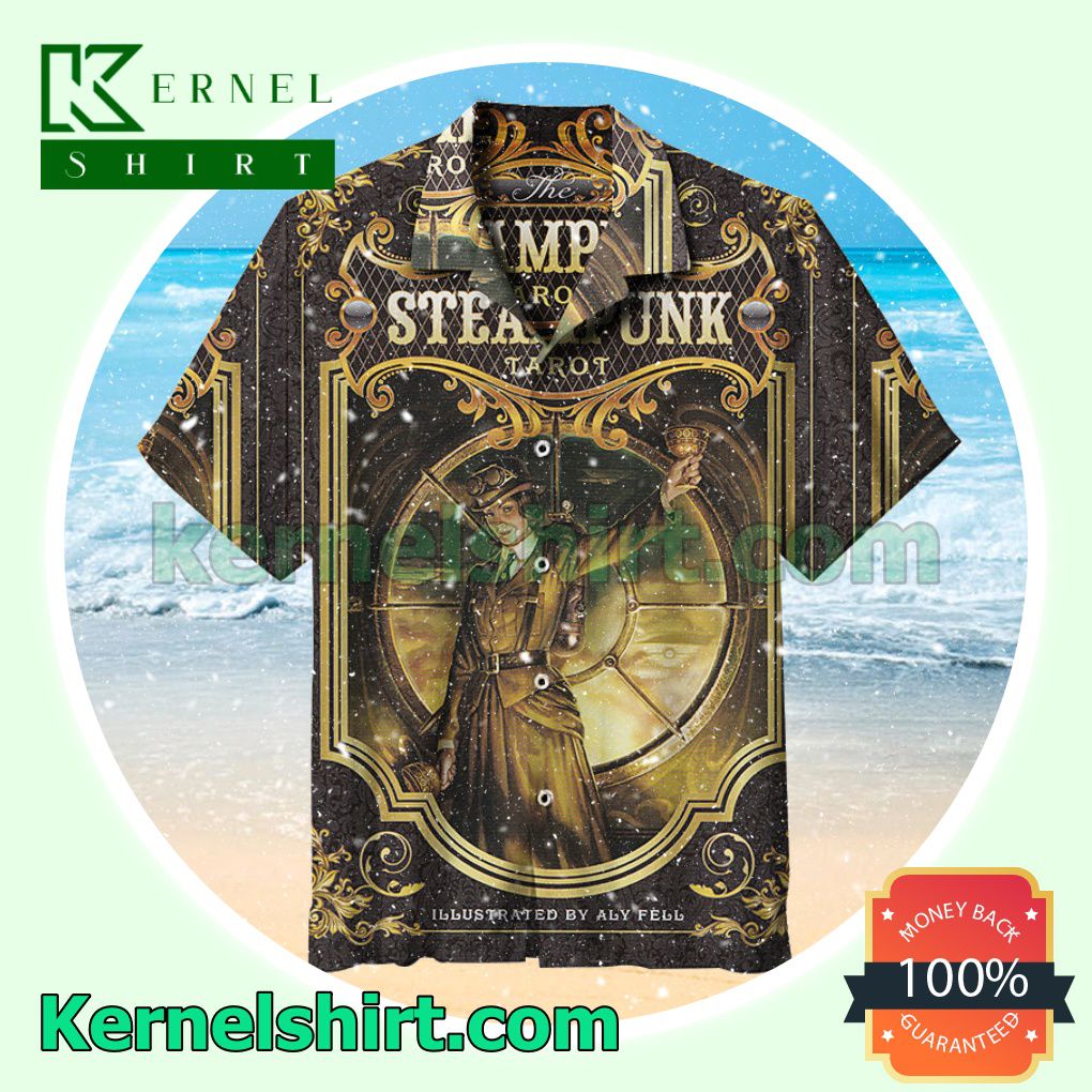 Steampunk Tarot Summer Beach Shirt