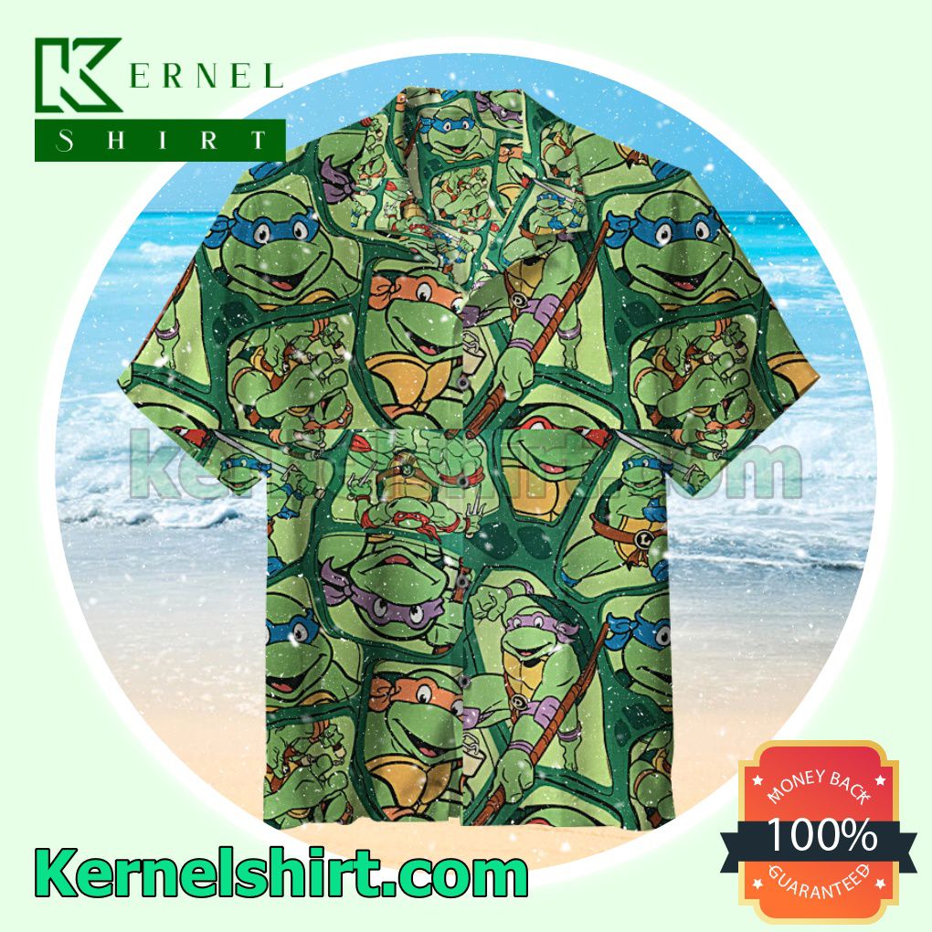 TMNT Ninja Turtles Summer Beach Shirt