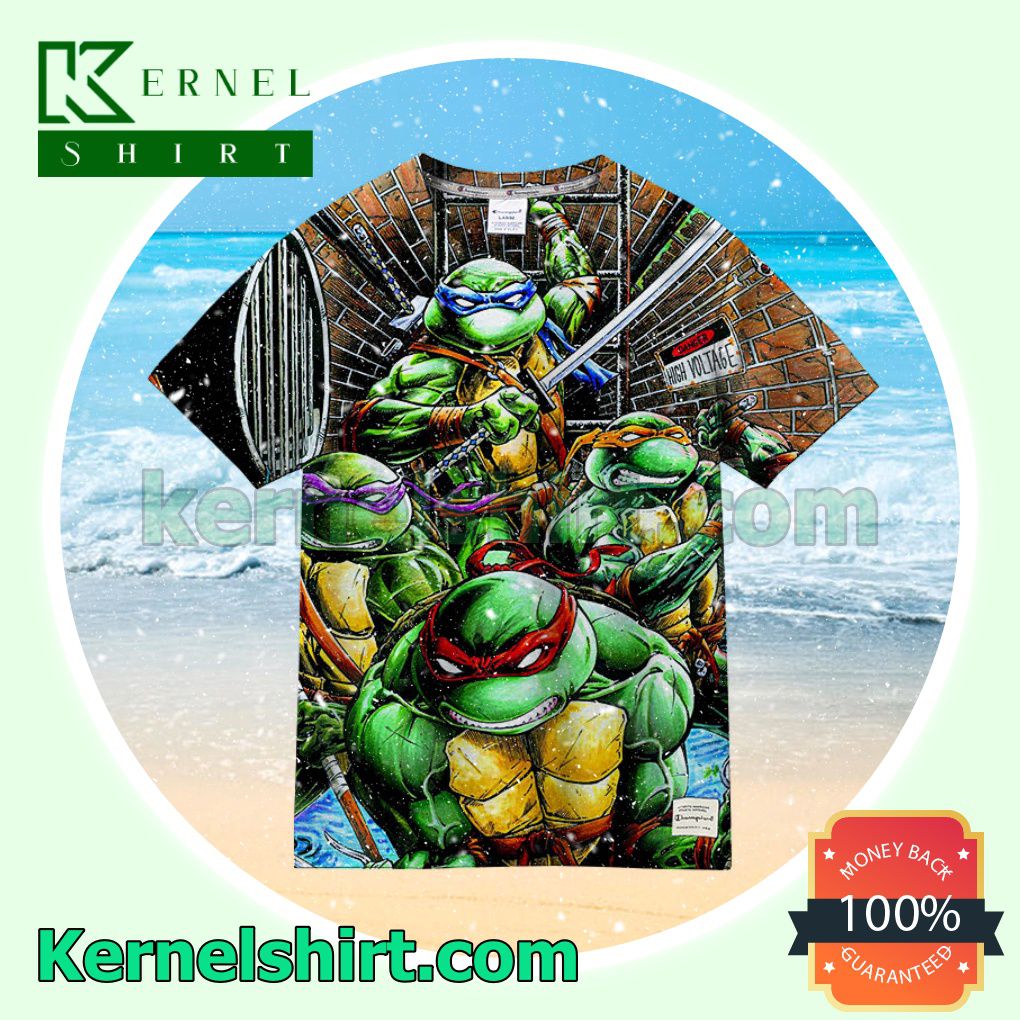 Teenage Mutant Ninja Turtles On The Move Summer Beach Shirt a