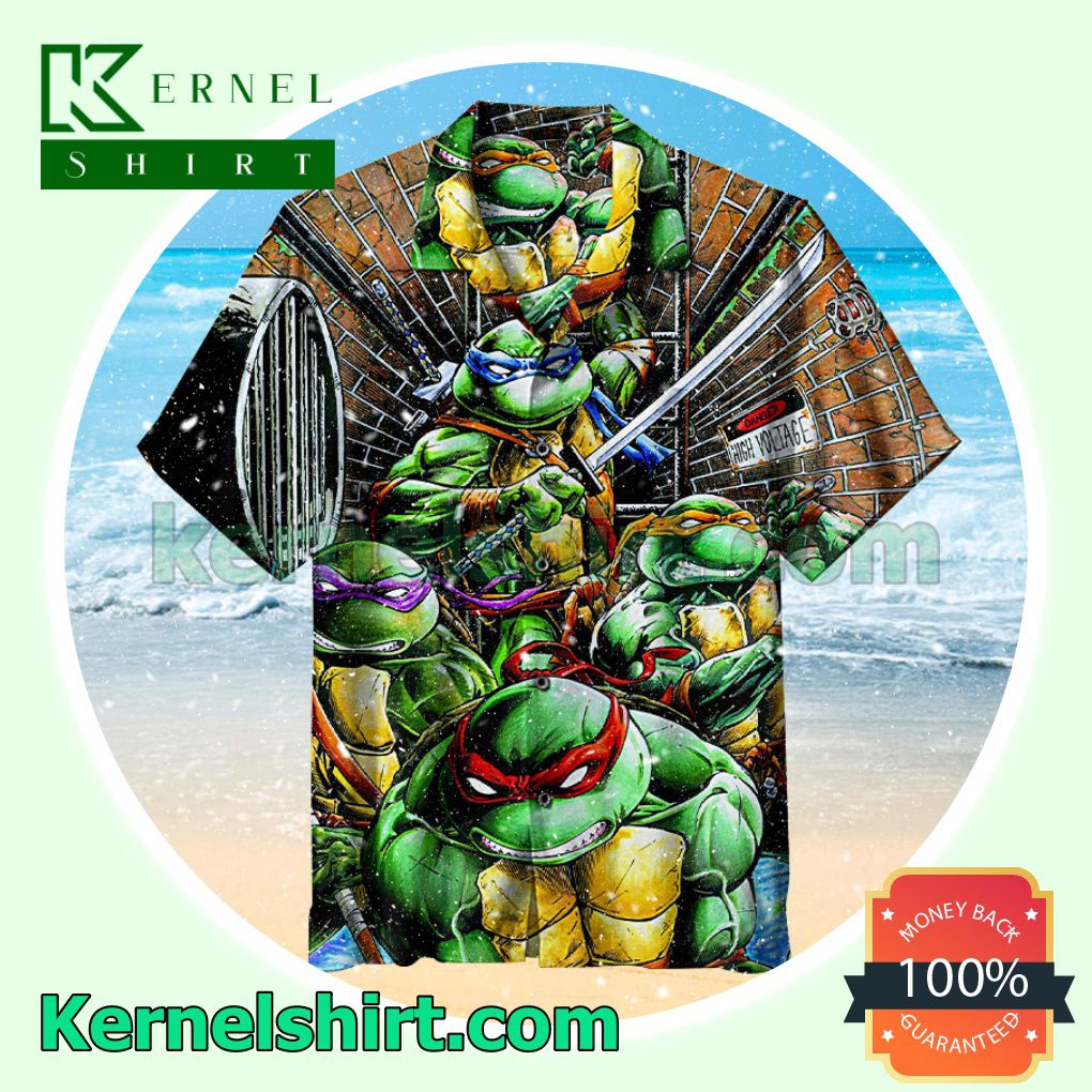 Teenage Mutant Ninja Turtles On The Move Summer Beach Shirt