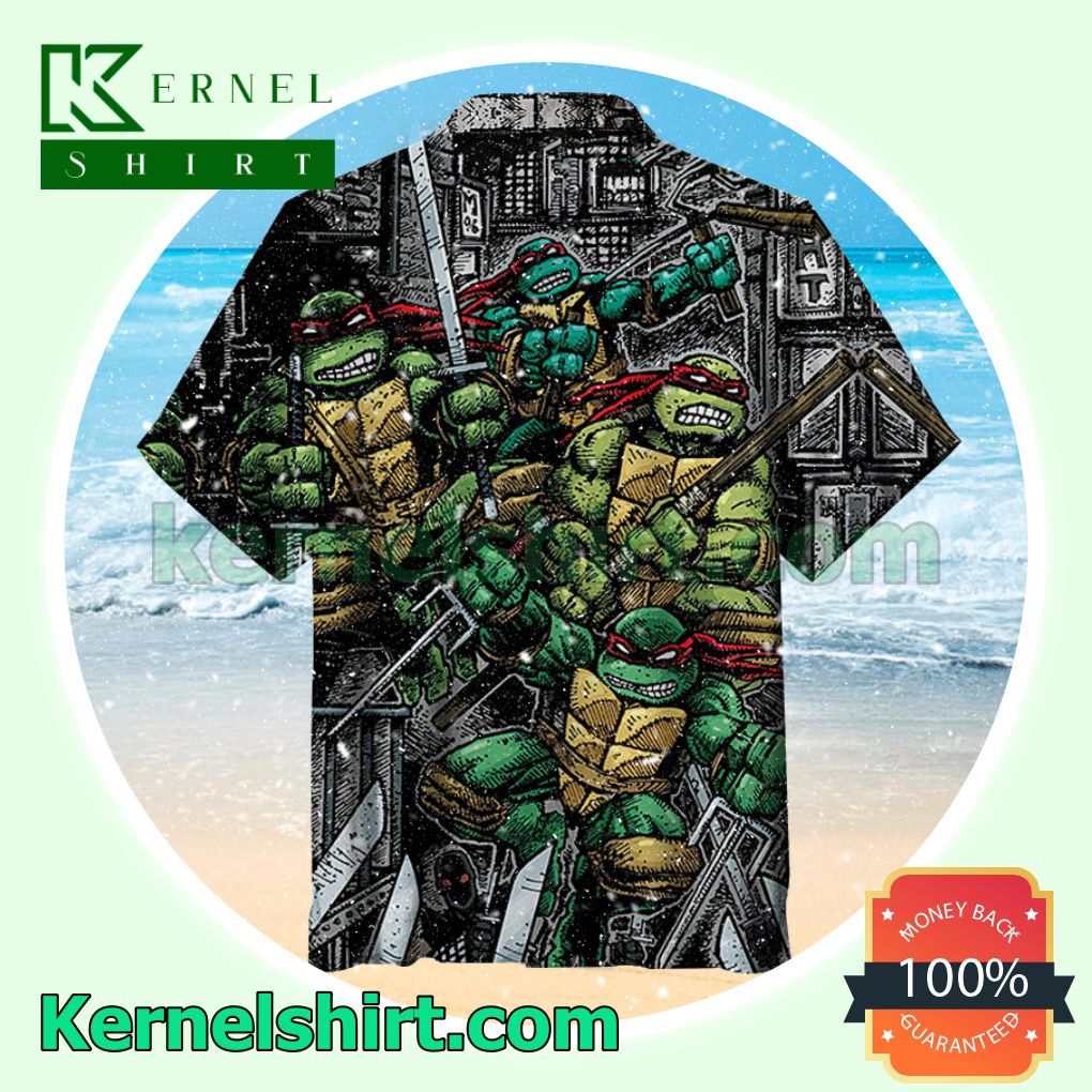 Teenage Mutant Ninja Turtles Summer Beach Shirt a