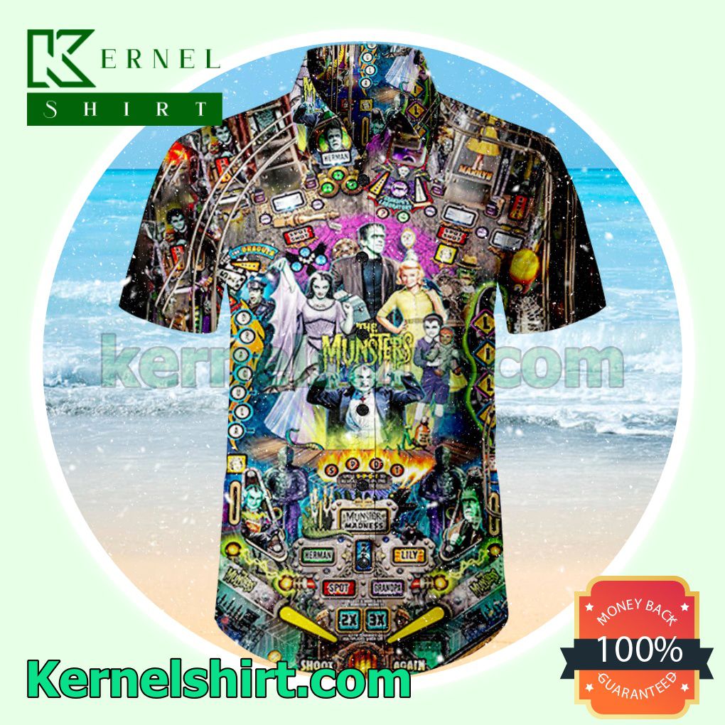 The Munsters Pinball Summer Beach Shirt