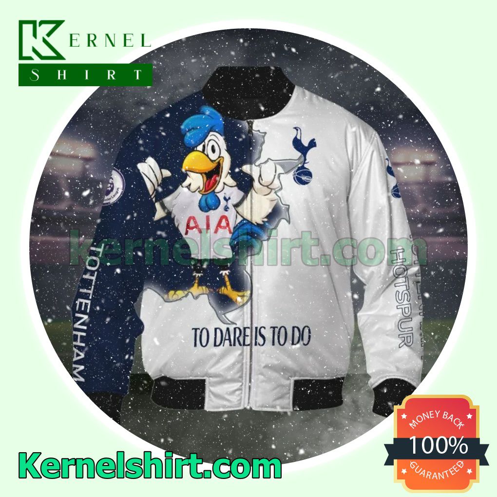 The cheapest Tottenham Hotspur Dc To Dare Is To Do All Over Print Pullover Hoodie Zipper