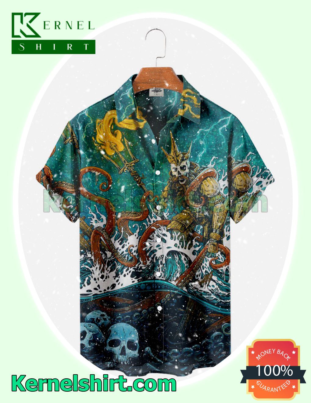 Treacherous Waters Day Of The Dead Art Halloween Costume Shirt