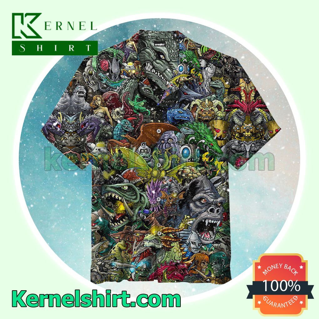 Welcome To The World Of Godzilla Summer Beach Shirt