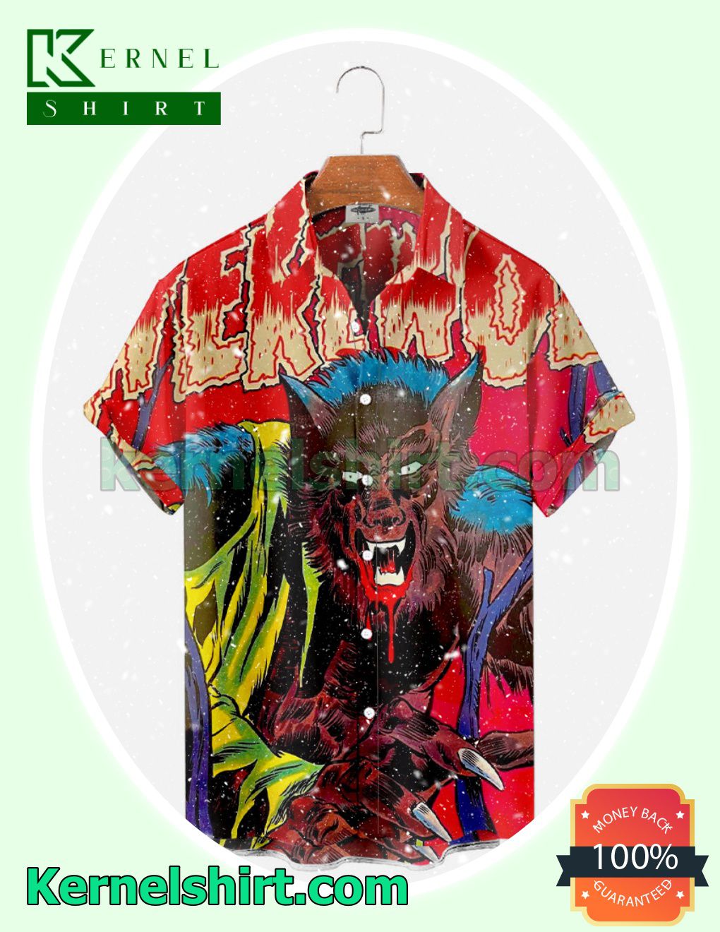 Werewolf By Night Halloween Costume Shirt
