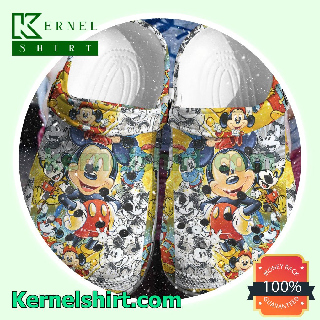 90 Years Of Mickey Mouse Clogs Shoes Slippers Sandals