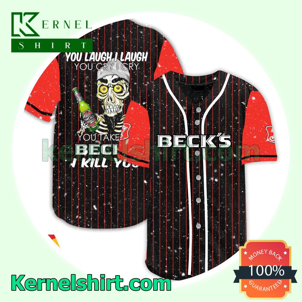 Achmed Take My Beck's Beer I Kill You You Laugh I Laugh Custom Baseball Jersey