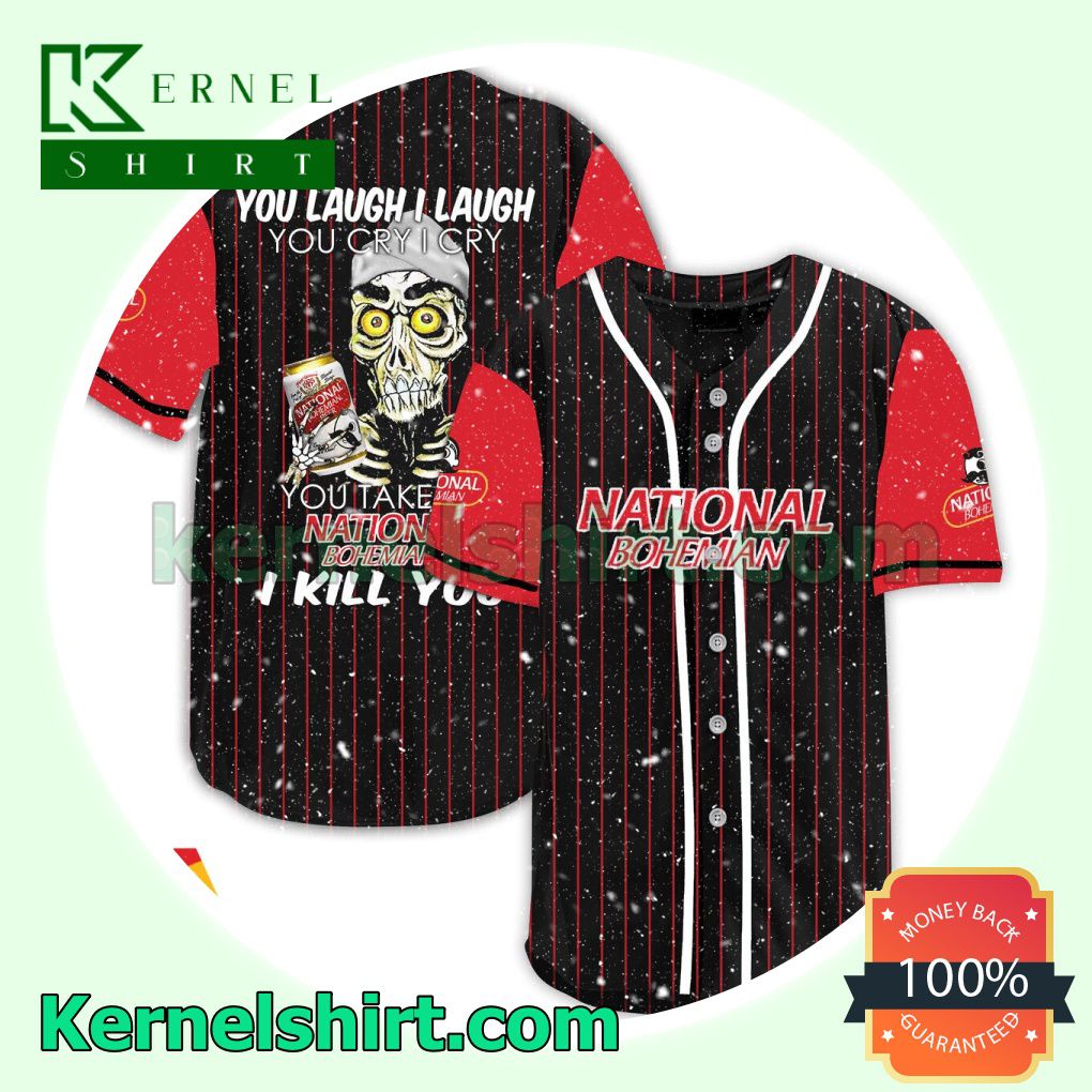 Achmed Take My National Bohemian I Kill You You Laugh I Laugh Custom Baseball Jersey