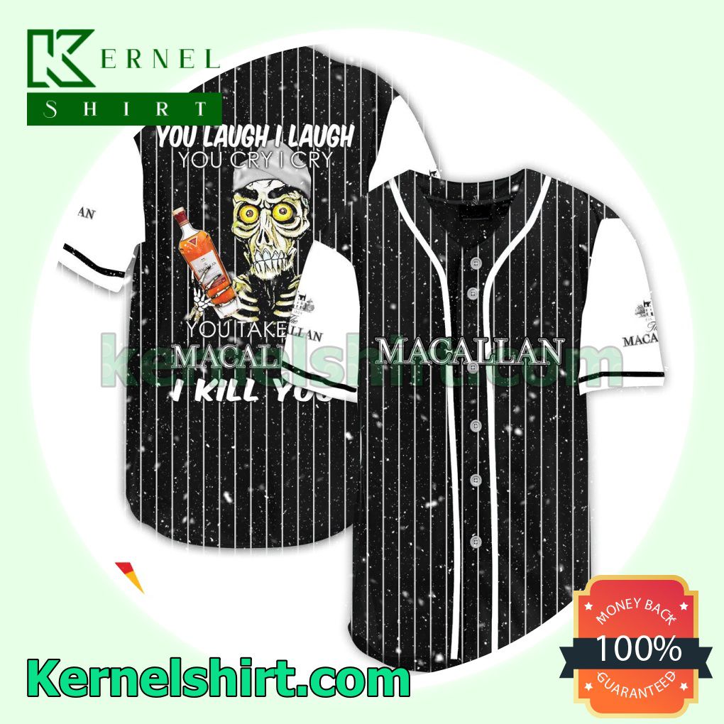 Achmed Take My The Macallan Whiskey I Kill You You Laugh I Laugh Custom Baseball Jersey
