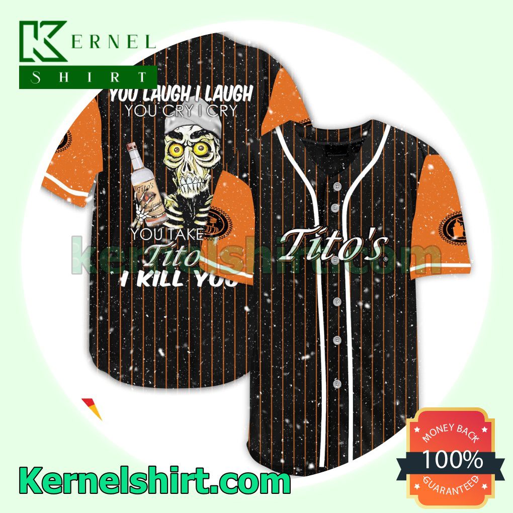 Achmed Take My Tito's Vodka I Kill You You Laugh I Laugh Custom Baseball Jersey