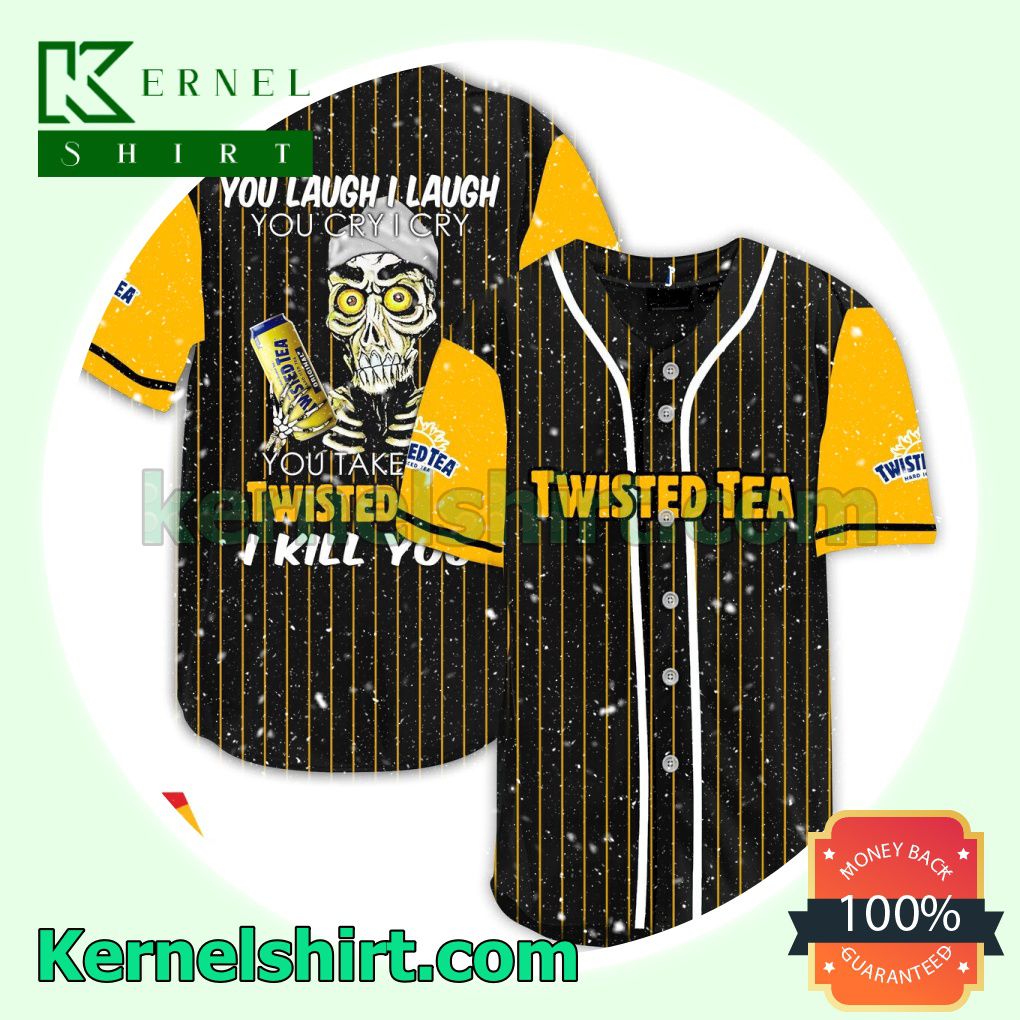 Achmed Take My Twisted Tea I Kill You You Laugh I Laugh Custom Baseball Jersey