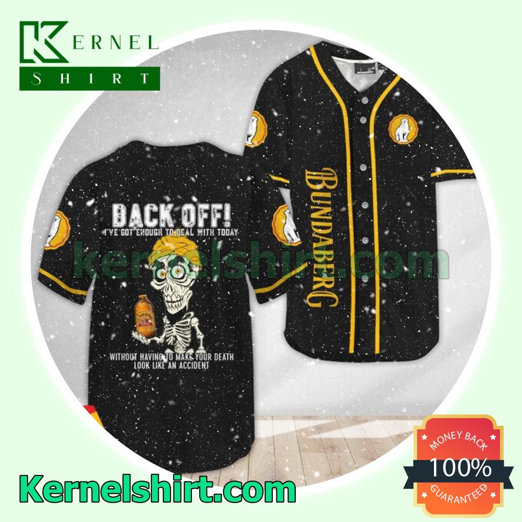 Achmed the Dead Terrorist Bundaberg Back Off I've Got Enough To Deal With Today Custom Baseball Jersey