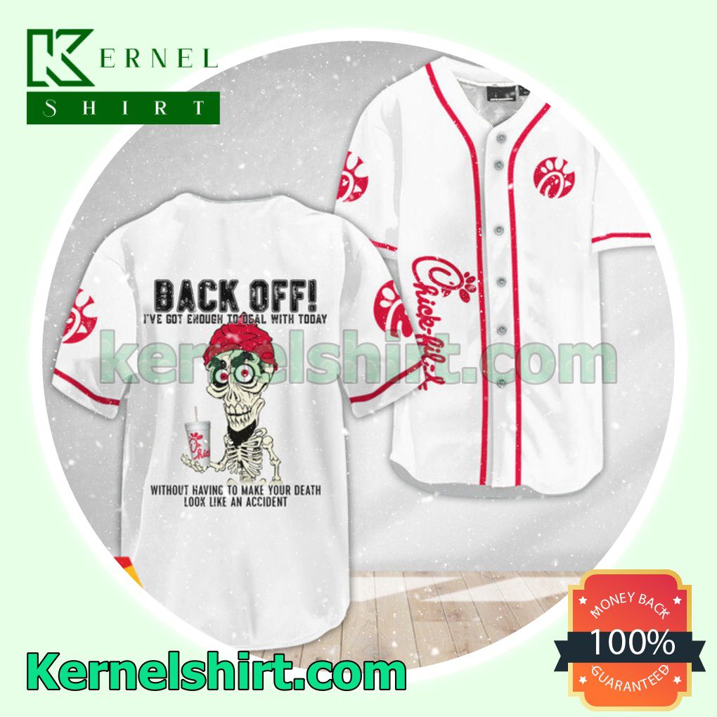 Achmed the Dead Terrorist Chick Fil A Back Off I've Got Enough To Deal With Today Custom Baseball Jersey
