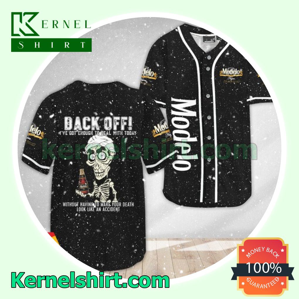 Achmed the Dead Terrorist Modelo Back Off I've Got Enough To Deal With Today Custom Baseball Jersey